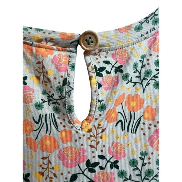 Matilda Jane Joanna Gaines Once Upon A Time Down On the Farm Dress Floral Green - Picture 8 of 10